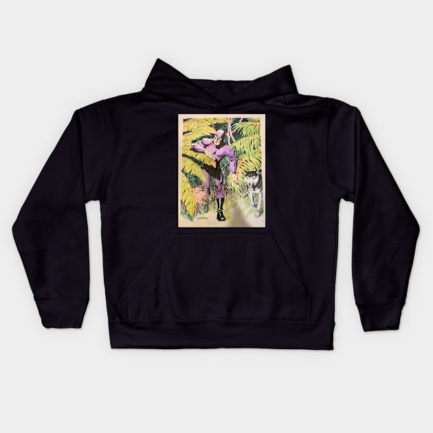 Phantom jungle Kids Hoodie by Sy Barry Studios